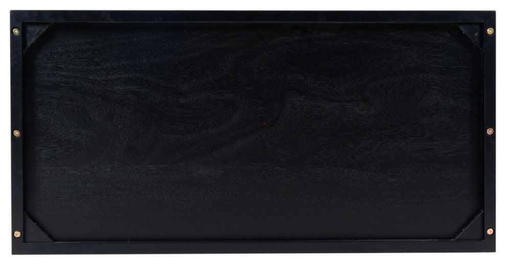 Safavieh Couture Roades Glass Cabinet Bookcase, Black