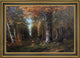 Gustave Courbet The Forest in Autumn Framed Premium Canvas Print, 16"x24"