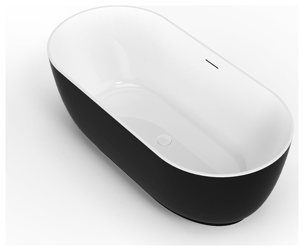 Jorimi 67" Bathtub, Black