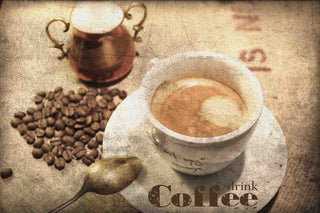 "Coffee Time" Painting Print on Canvas by Irena Orlov