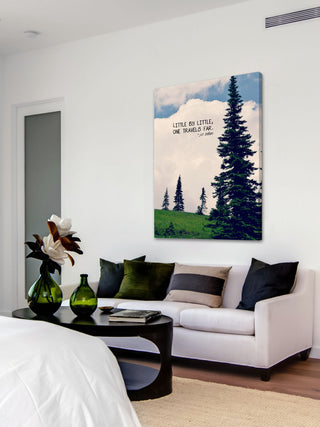 "Little by Little" Painting Print on Wrapped Canvas