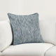 Sharma Cotton Blend Throw Pillow by Kosas Home, Denim Blue, 22x22