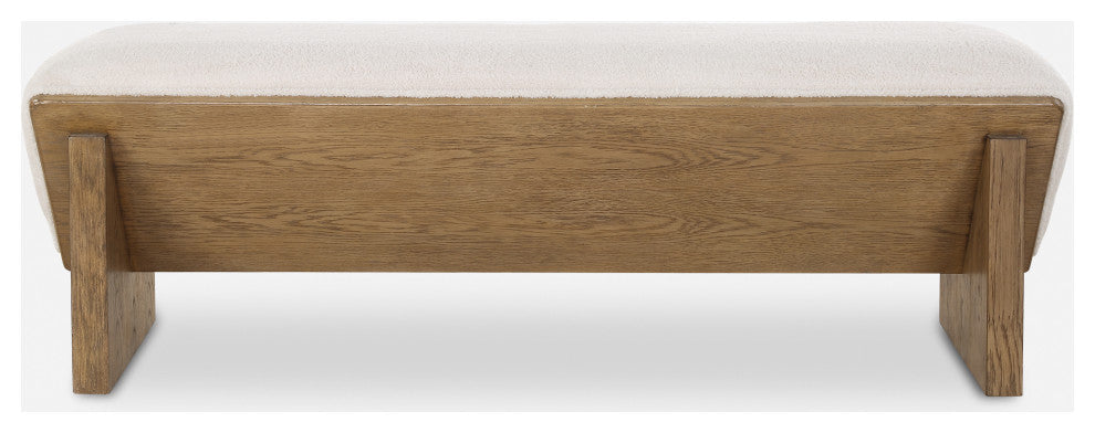 Uttermost - 23806 - Bench - Wedged - Soft Ivory