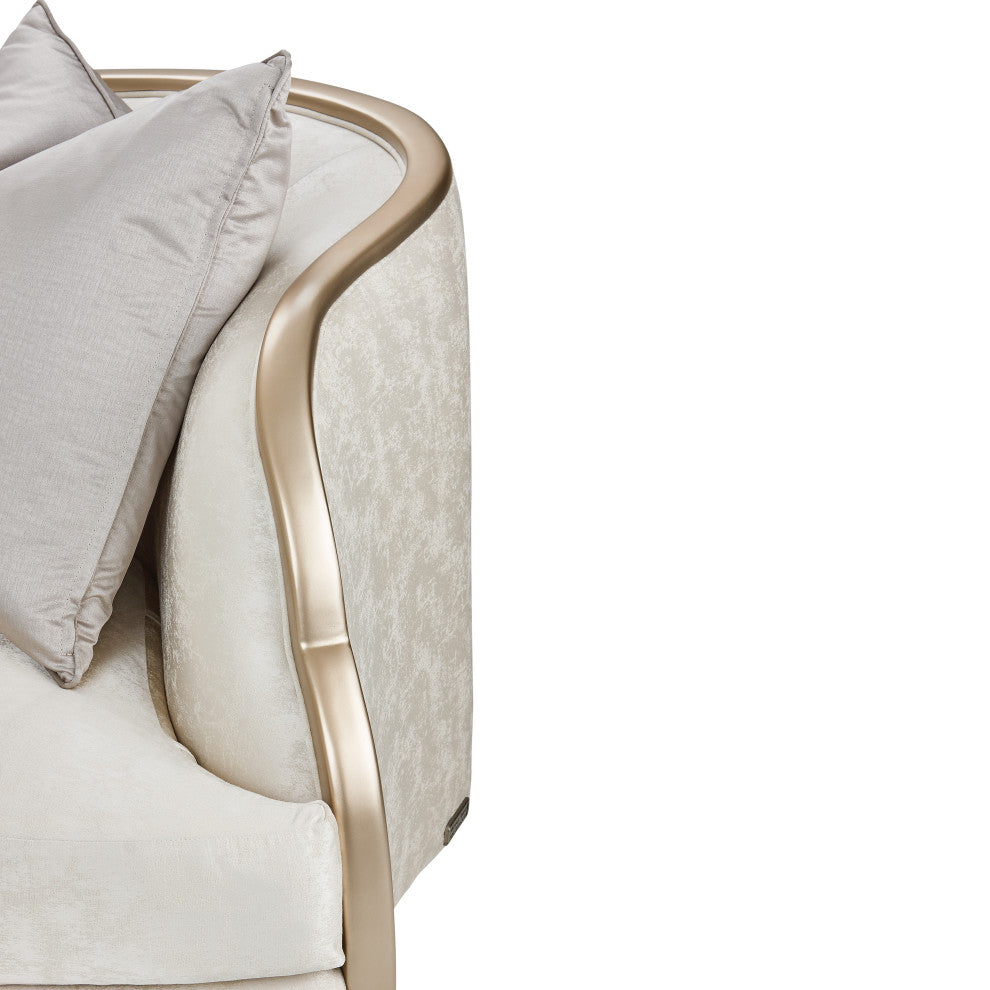 Malibu Crest Chair and Half - Cloud White/Chardonnay