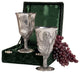 Boxed Pair of Dragon Pewter Goblets