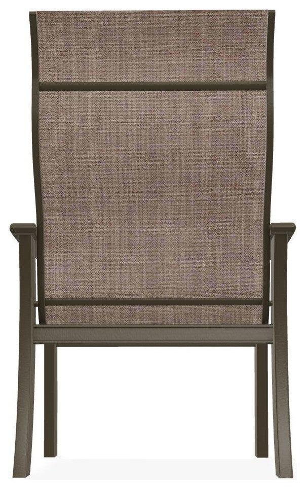 St. Catherine Sling Outdoor Armchair, Augustine Fennel/Beachwood