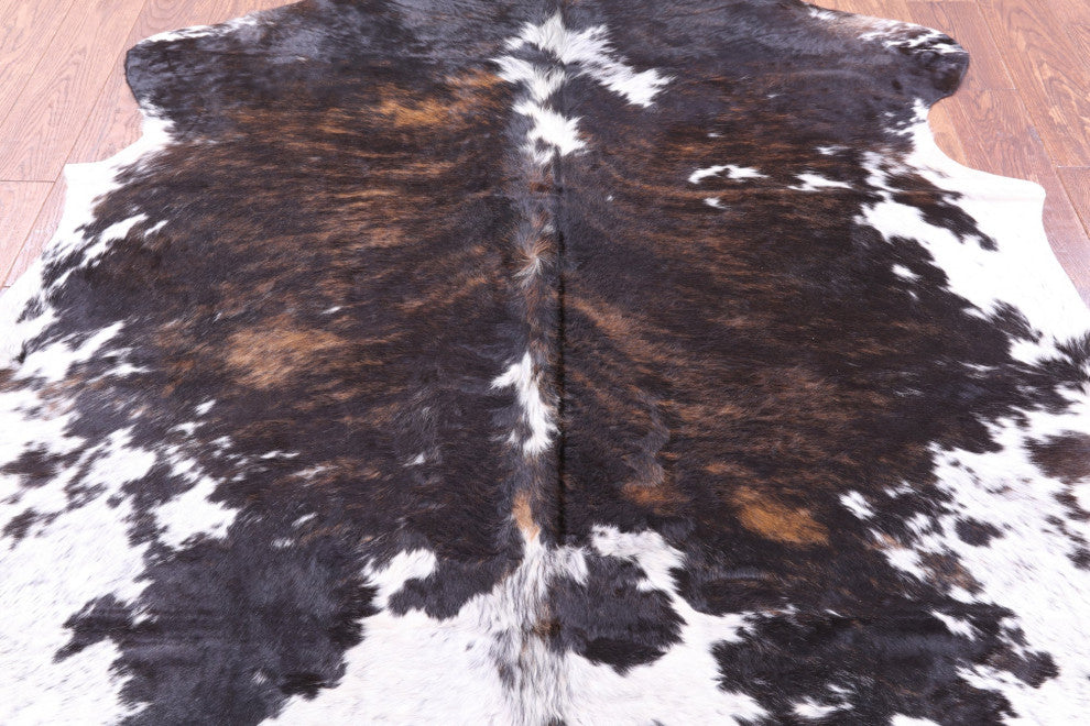 Natural Cowhide Rug 6' 4" X 5' 10" C1886