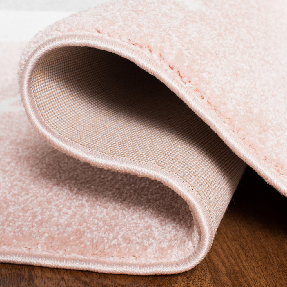 Safavieh Carousel Kids Collection CRK191P Rug, Pink/Ivory, 2'3" X 4'