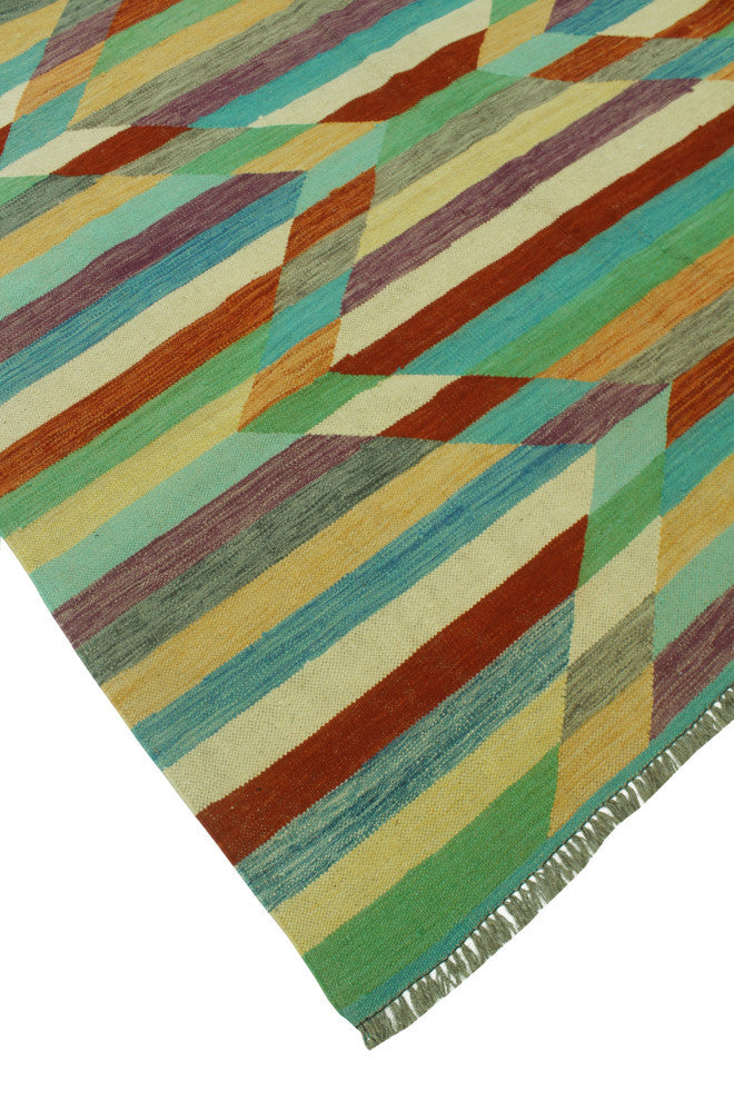 Winchester Kilim Salman Burgundy/Ivory Rug, 5'7x7'9