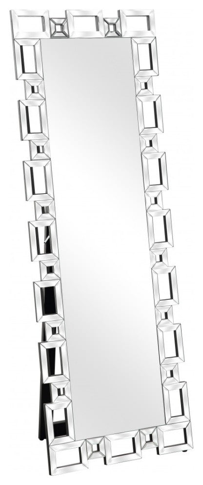 Silver Linked Full Length Mirror