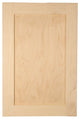 Fruitville Shaker Style Frameless Recessed Wood Bathroom Medicine Cabinet, 14x18, Unfinished