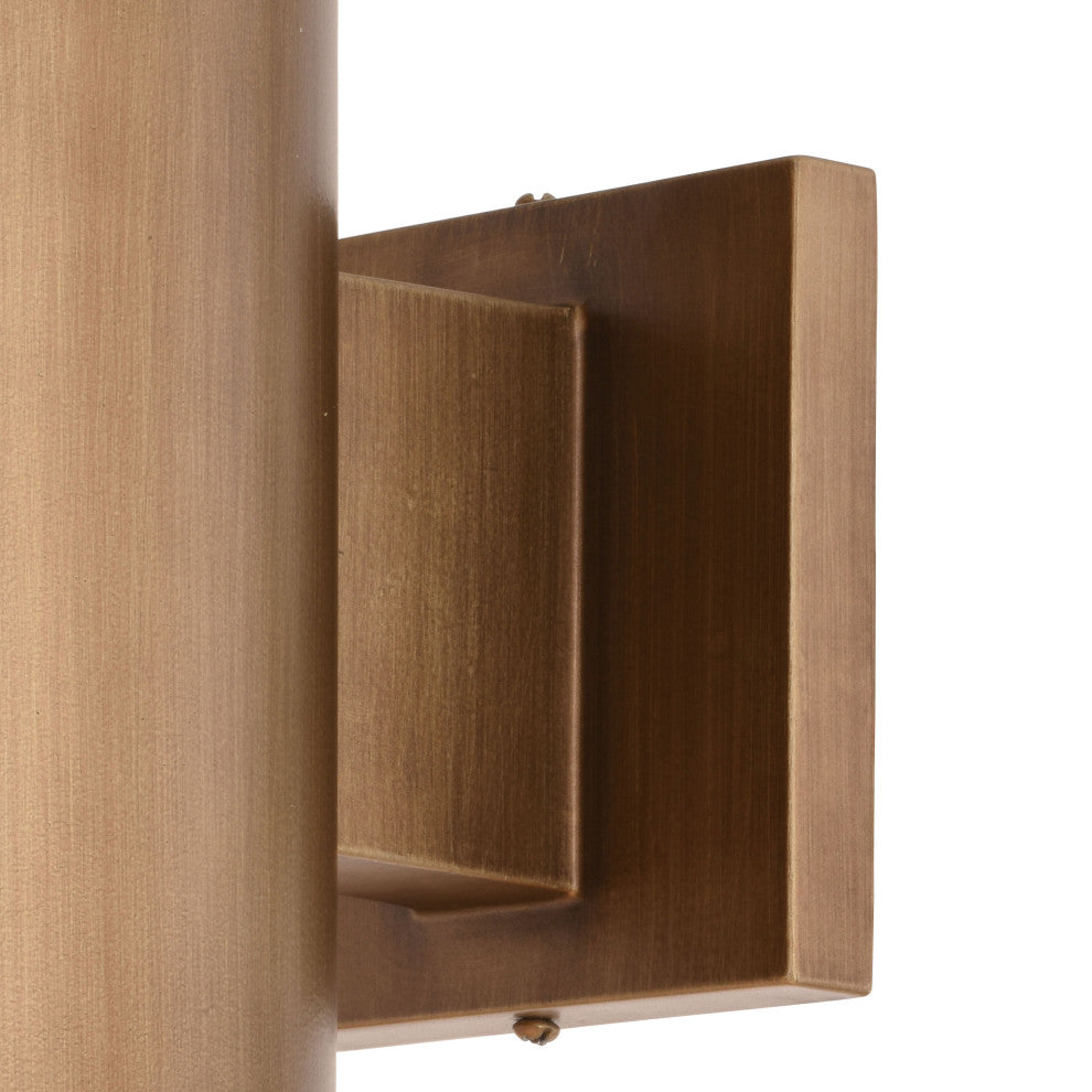 Chiasso 7.25"H Outdoor Wall Light Warm Brass