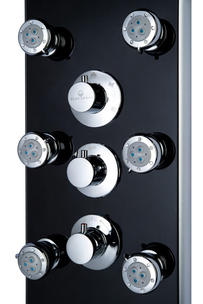 Blue Ocean 52-inch Aluminum SPA331B Thermostatic Shower Panel