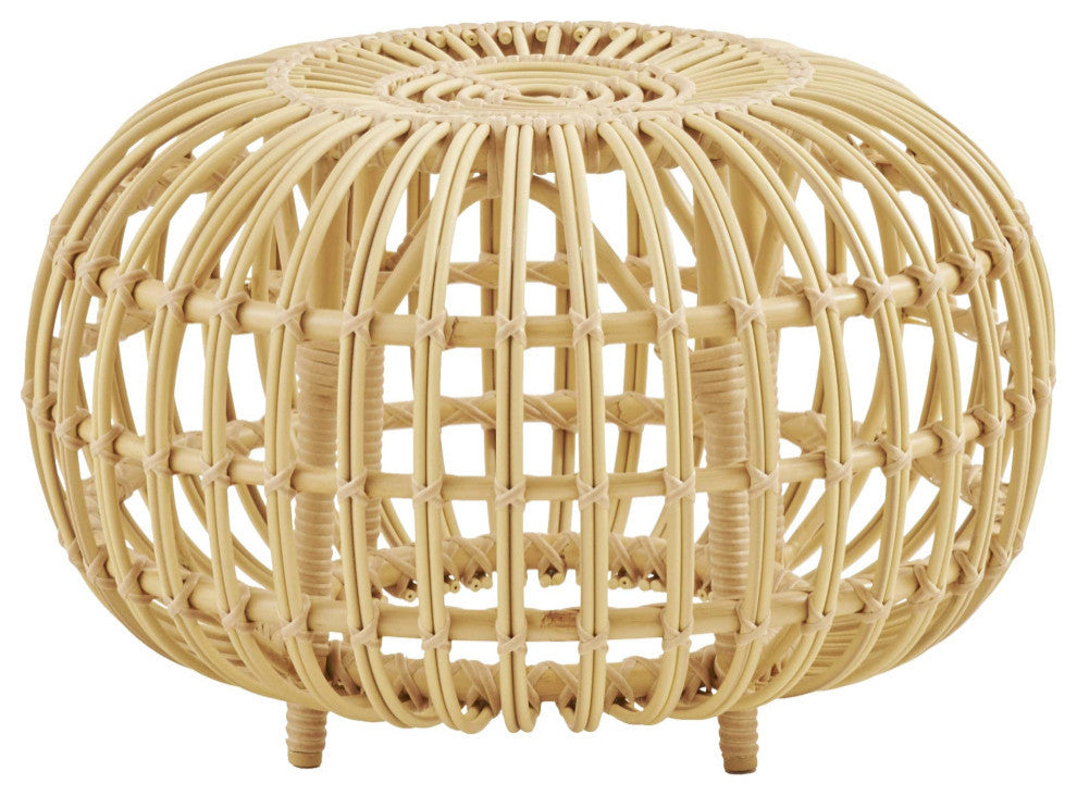 Franco Albini Small Outdoor Ottoman, Natural