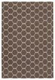 Rug N Carpet - Handmade Wool 6' 0'' x 8' 8'' Geometric Dhurrie Kilim Rug