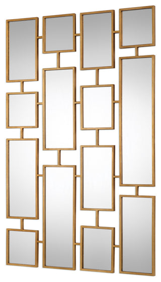 Uttermost Kennon Forged Gold Rectangles Mirror