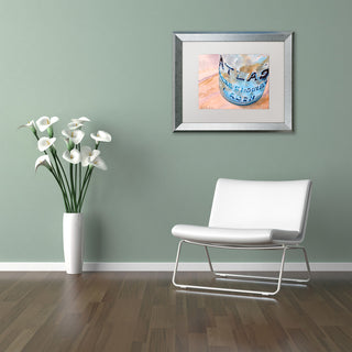 'Atlas Jar' Art, 16x20, Silver Frame, White Mat