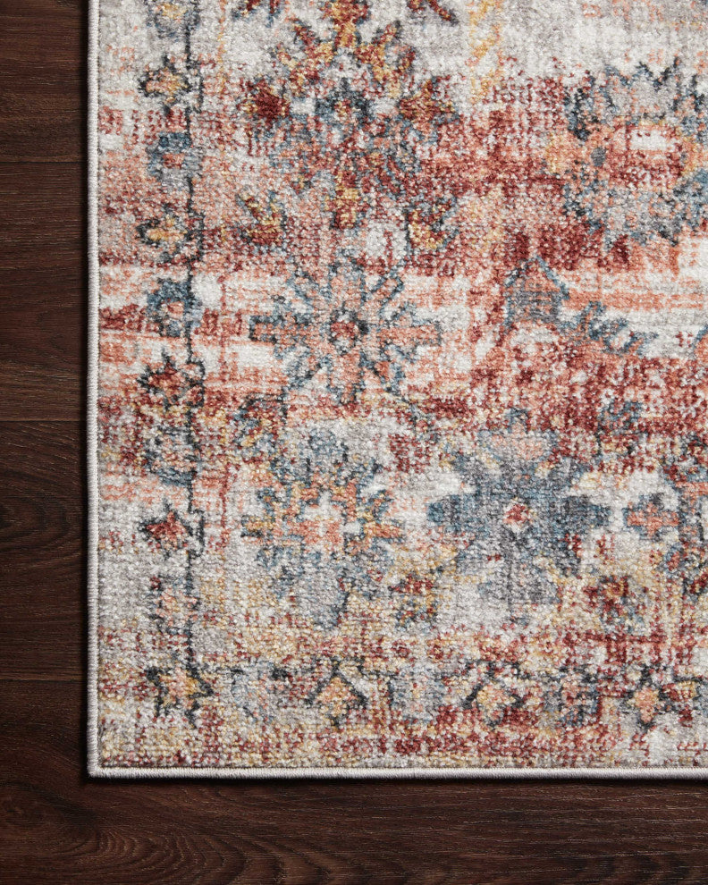Loloi II Cassandra Rust / Multi 5'-3" X 7'-9" Area Rug