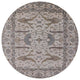 Ahgly Company Indoor Round Mid-Century Modern Area Rugs, 4' Round