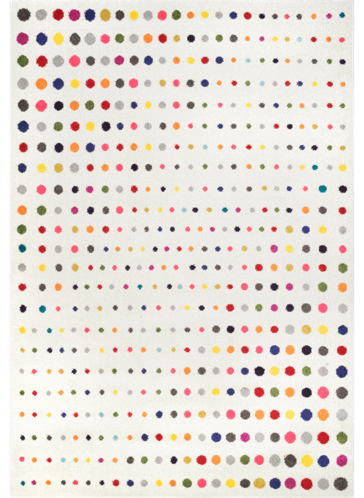 Nuloom Polka Dots Area Rug, Multicolor 5'x8'