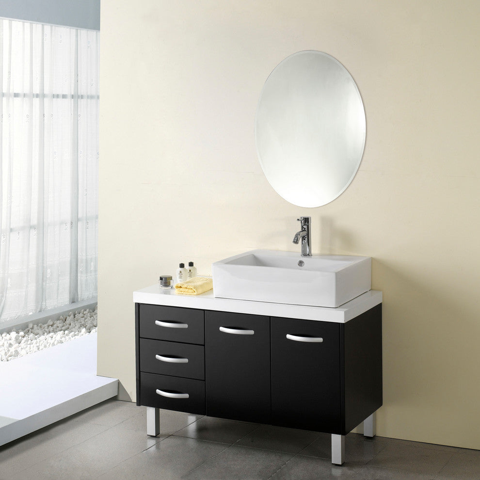 MAISIE Large Frameless Wall Mirror 24x32