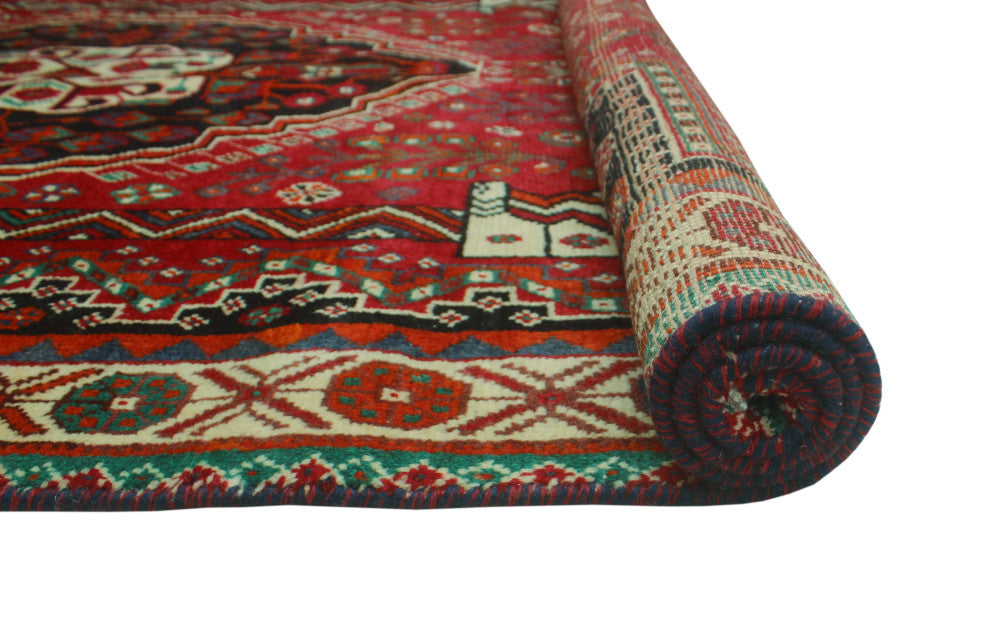 Fine Vintage Distressed Muriel Red Runner