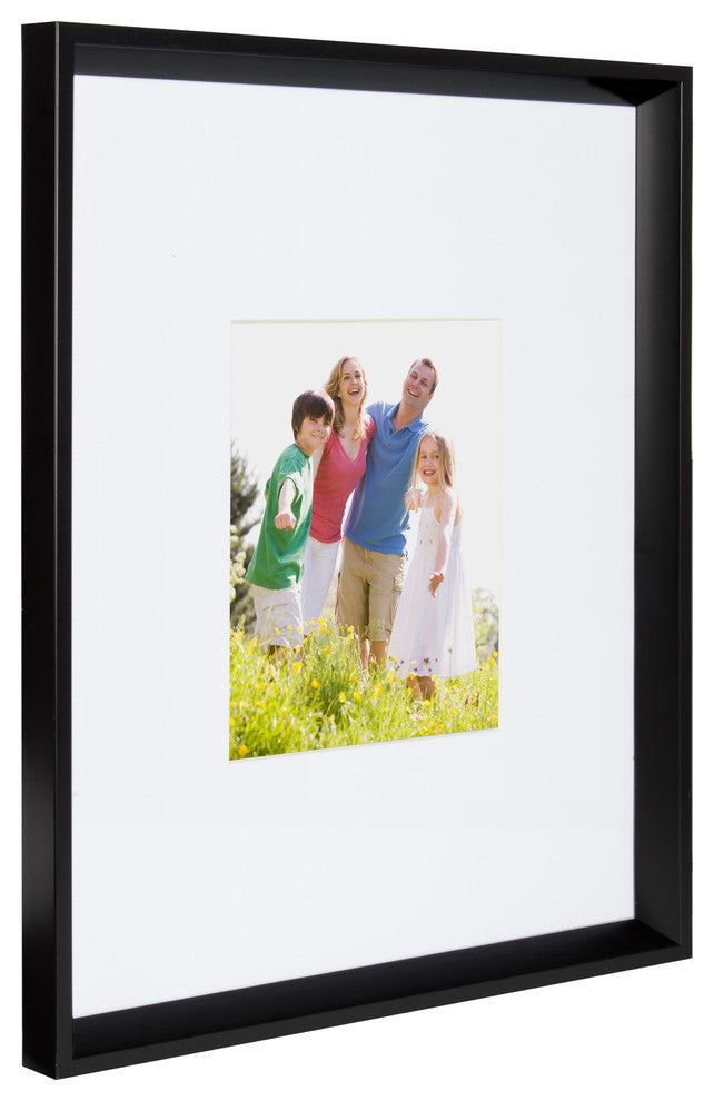 Calter 16x20 matted to 8x10 Wall Picture Frame, Set of 3, Black