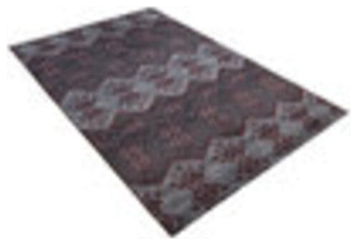 Hand Knotted Silk Area Rug Contemporary Multicolor