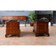 Banded Mahogany Partners Desk
