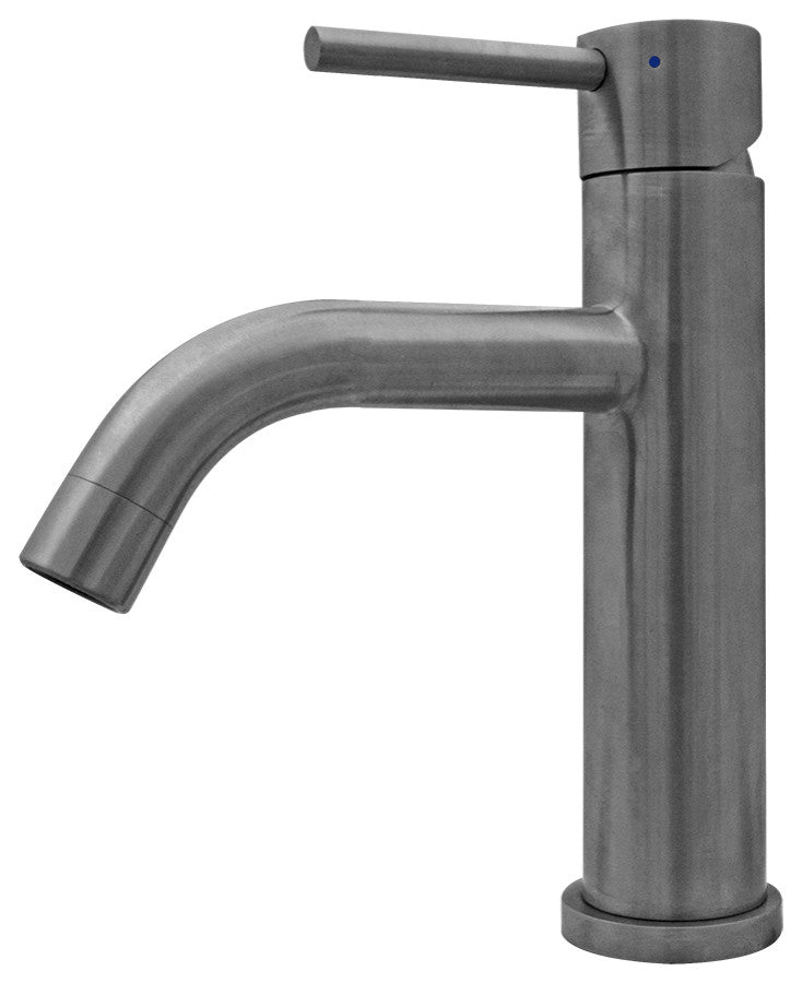 Waterhaus Lead-Free Solid Stainless Steel Single lever Elevated Lavatory Faucet