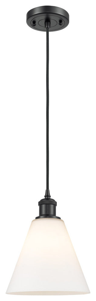 Innovations 516-1P-BK-GBC-81 1-Light Mini Pendant, Matte Black