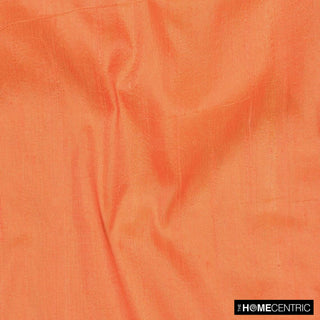 Peach Orange Silk Dupioni Fabric By The Yard, 5 Yards For Curtain, Dress