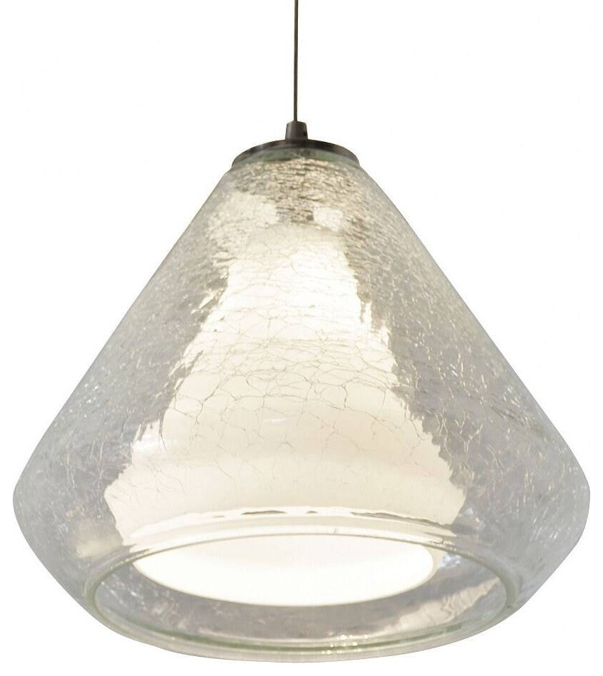 AFX Lighting Armitage LED Pendant 4000K 120-277V, Nickel/Crack