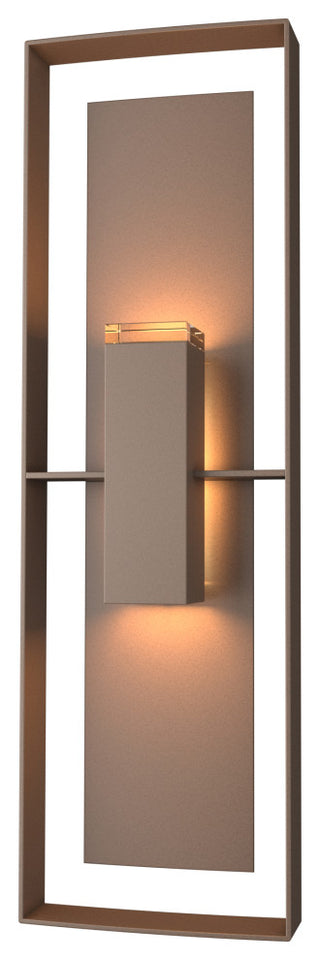 Shadow Box Tall Outdoor Sconce, Coastal Bronze/Coastal Bronze