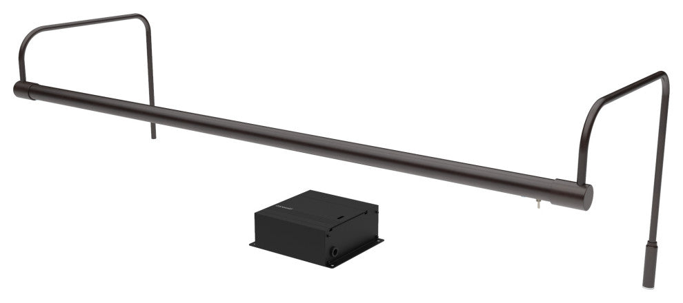 30" Slim Line Frame Light, Mahogany Bronze With Dimmable Direct Wire Kit