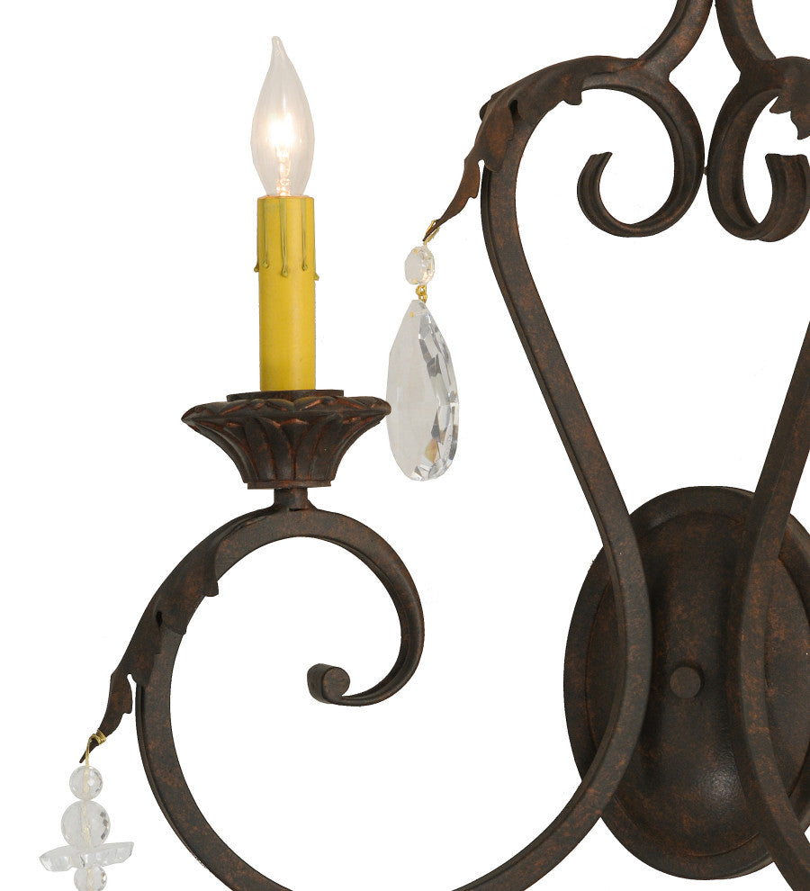 20 Wide Josephine 2 Light Wall Sconce