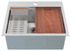 Ravi Single Basin 25"x22" Topmount Kitchen Workstation Sink