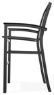 Bazza Sling Bar Height Stackable Outdoor Stool, Storm/Black