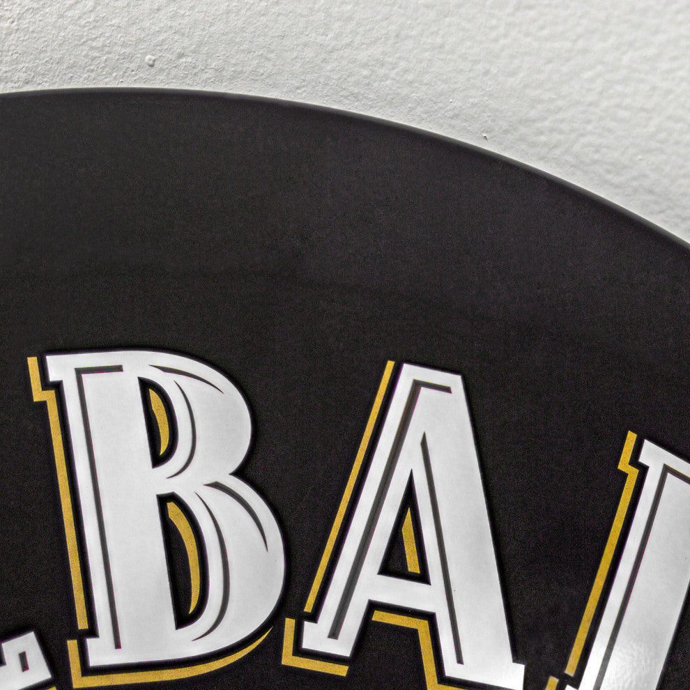 Fireball Whiskey Dome Shaped Metal Sign Wall Decor