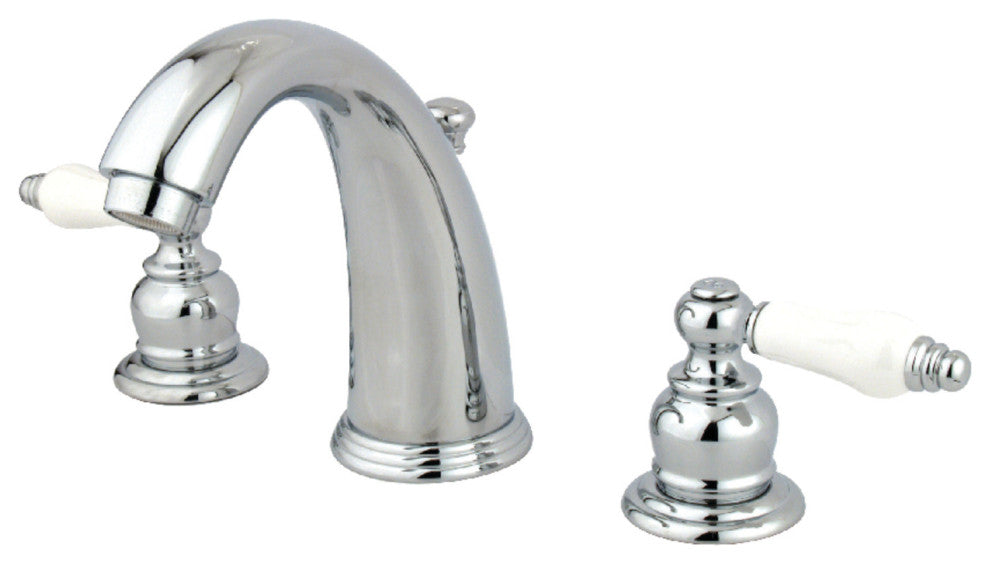 Kingston Brass Widespread Bathroom Faucet, Polished Chrome