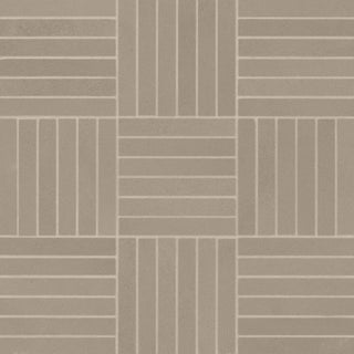 Sahara .5" x 4" Matte Crosshatch Porcelain Mosaic Tile, Taupe (6-pc/5.81 sqft.)