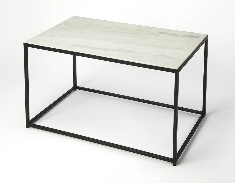 Butler Phinney Marble & Metal Coffee Table