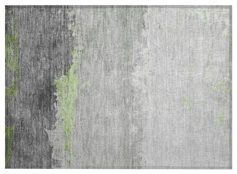 Machine Washable Indoor/Outdoor Chantille ACN1885 Aloe 1'8" x 2'6" Rug