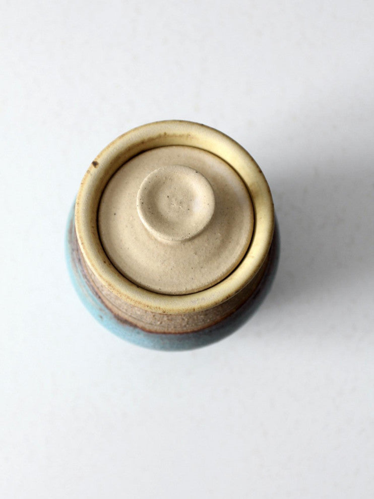 Consigned, Vintage Studio Pottery Jar
