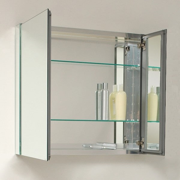 Fresca Medio 32" White Modern Bathroom Vanity With Medicine Cabinet