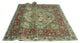 Fine Vintage Distressed Claiborn Beige/Burgundy Rug, 6'6x9'7