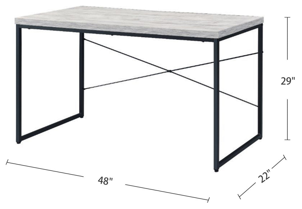 Rectangular Writing Desk, Antique White