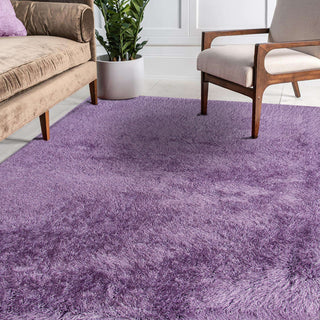Metro Area Rug, Purple, 9? x 13?6?, Solid