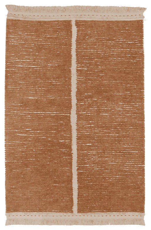 Reversible washable rug Duetto Toffee, 5'7"x7'10"