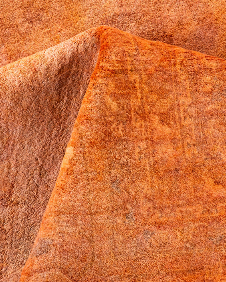 Fine Vibrance, One-of-a-Kind Handmade Area Rug Orange, 17'10"x12'3"